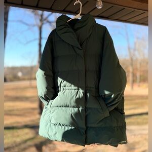 Land’s End Green Insulated Puffer Jacket, 3X (24-26W)